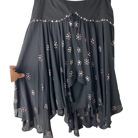 Temperley London 100% Silk Gypsy Sequin Skirt - Picture 3 of 10